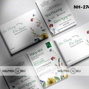 Thiệp cưới Hiếu Nguyễn thiết kế